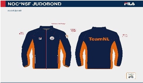 Vest/ blauwe sweater met rits - Dames