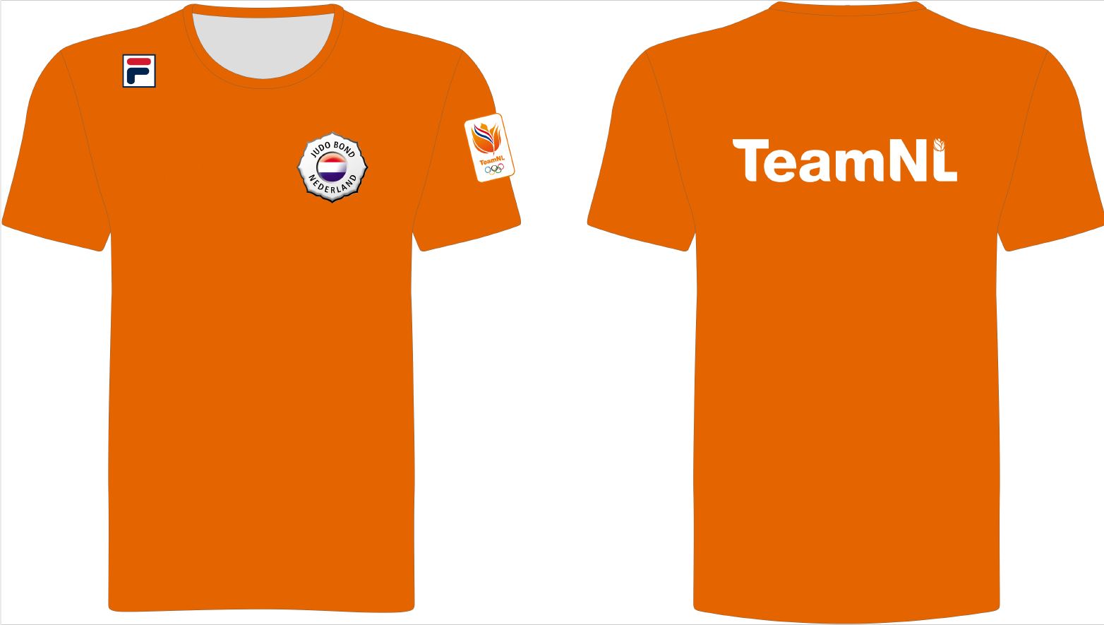 T-shirt oranje - Dames